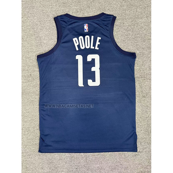 Camiseta Washington Wizards Jordan Poole NO 13 Statement 2024-25 Azul